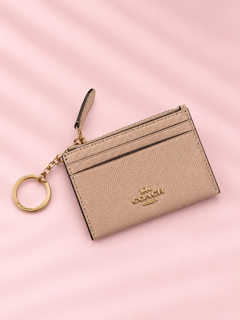💯 COACH cardholder with key chain